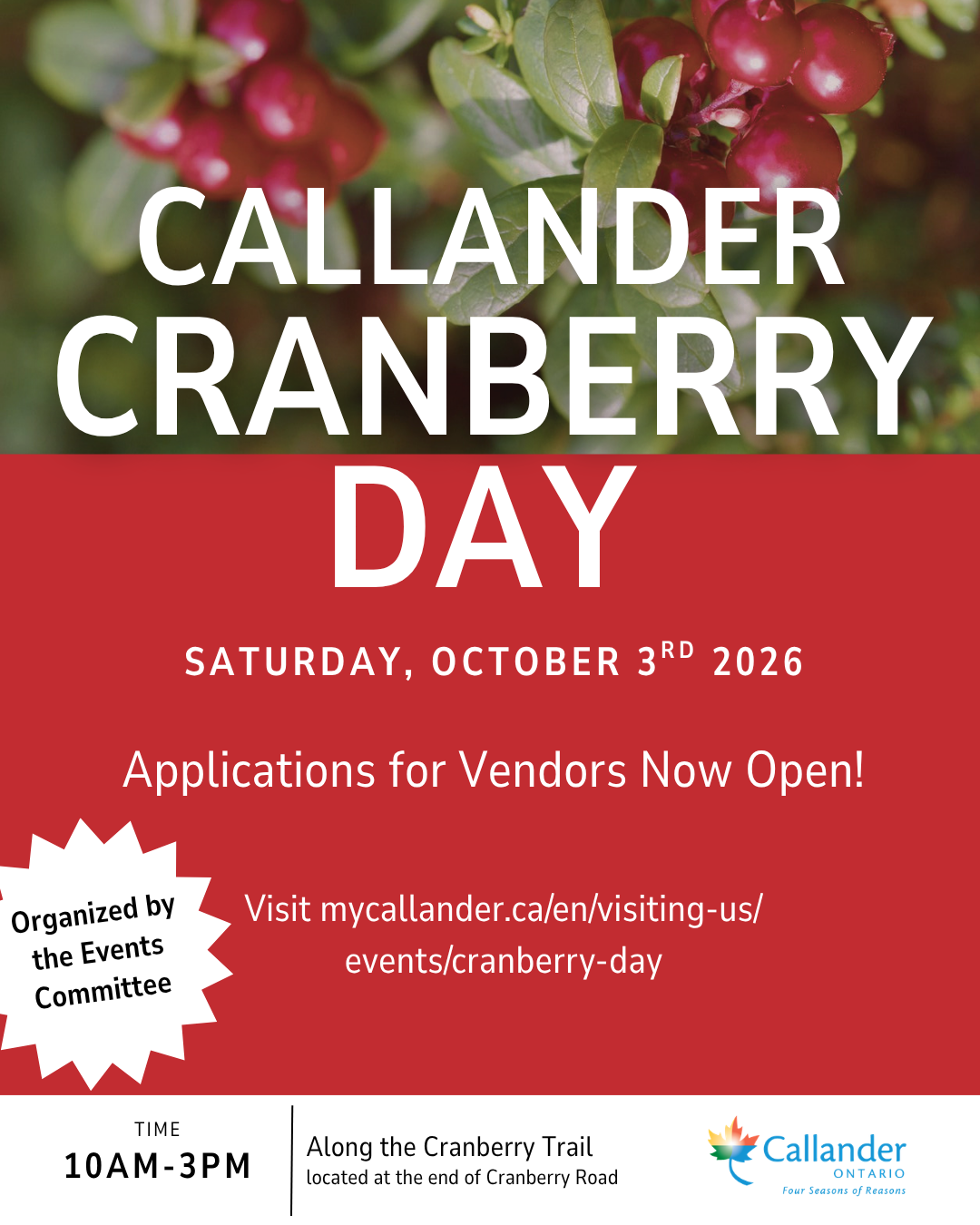 📣 Calling All Vendors!